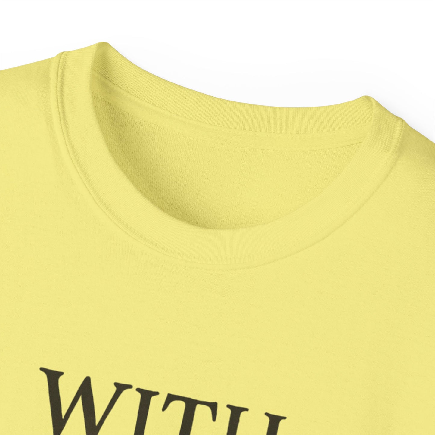 Inspirational Faith T-Shirt: "With God All Things Are Possible"