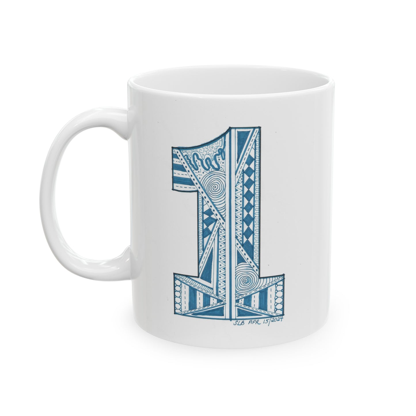 Zentangle number 1 - Ceramic Mug
