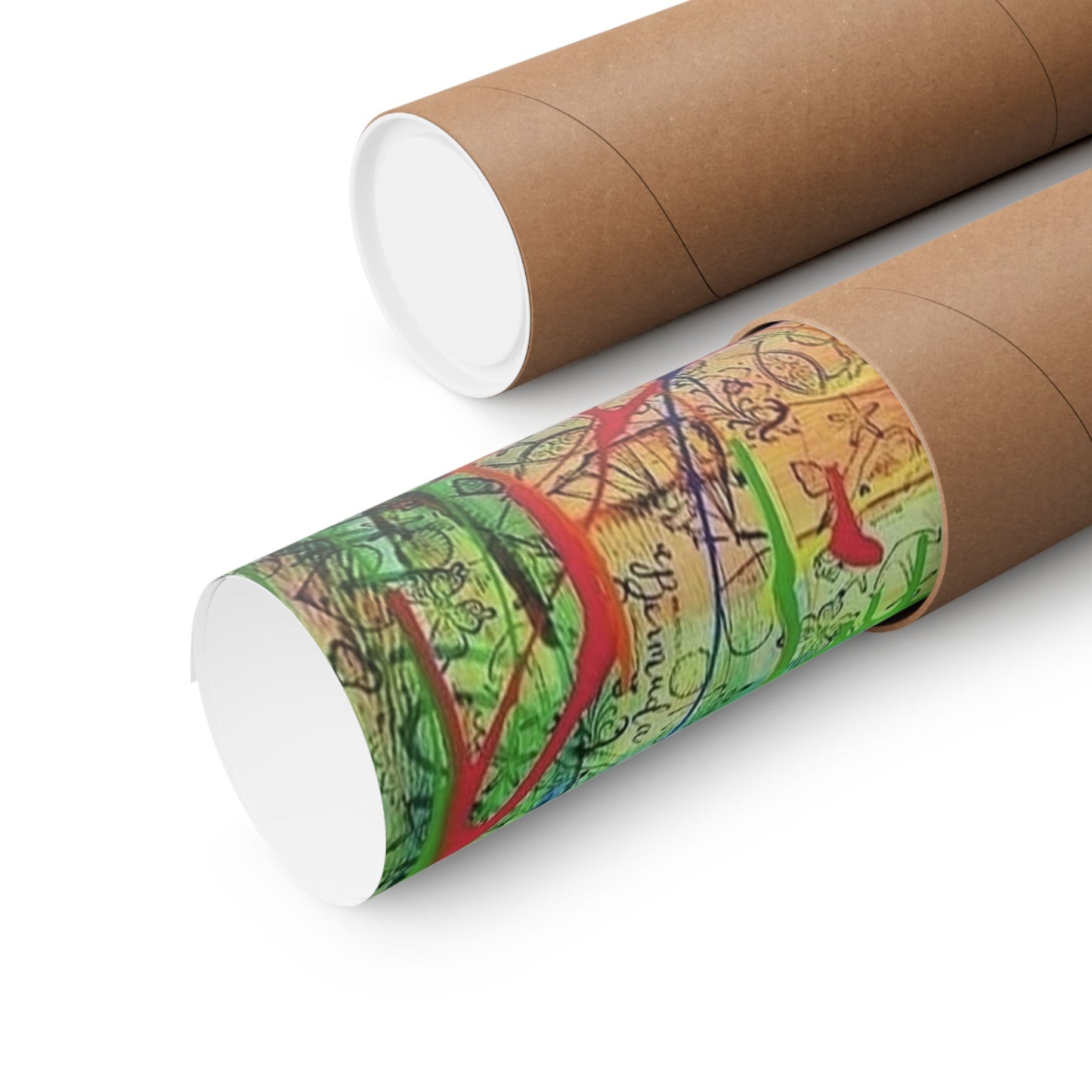 Neon Bermuda - Art Print