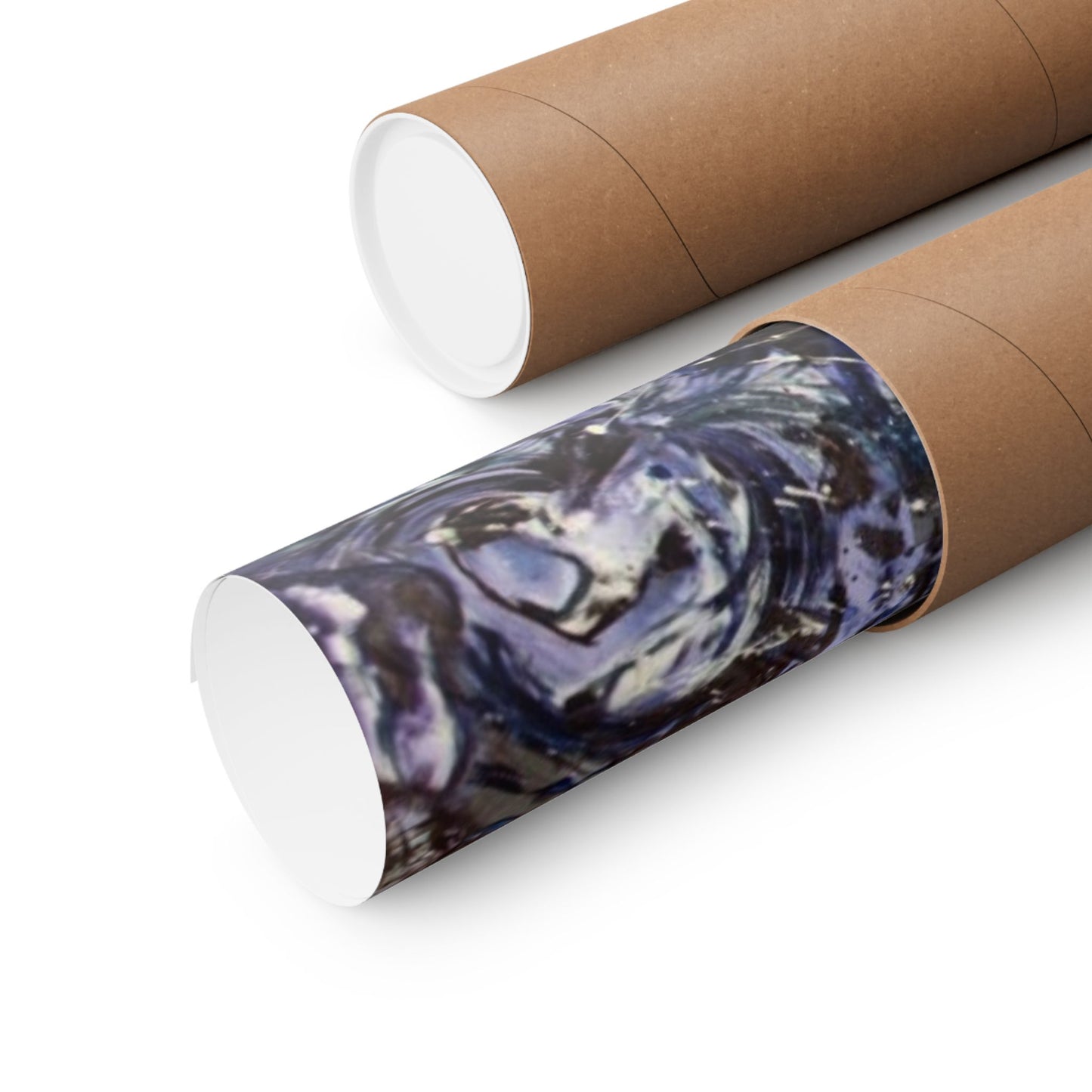 Blue Collage - Art Print