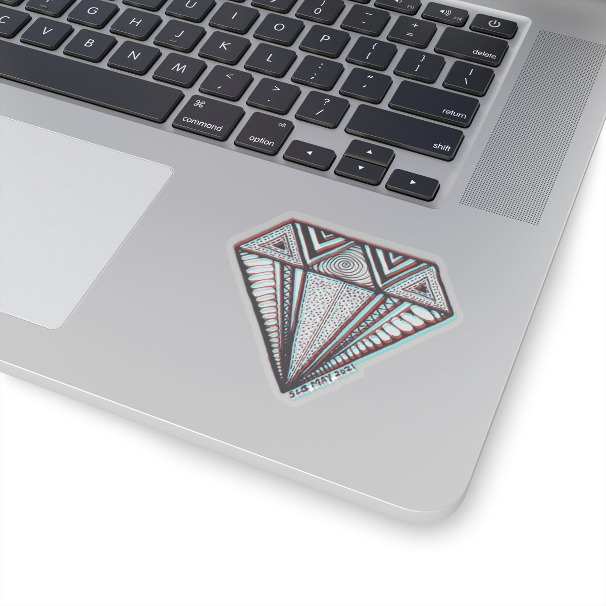 Zentangle Diamond Color - Kiss-Cut Stickers