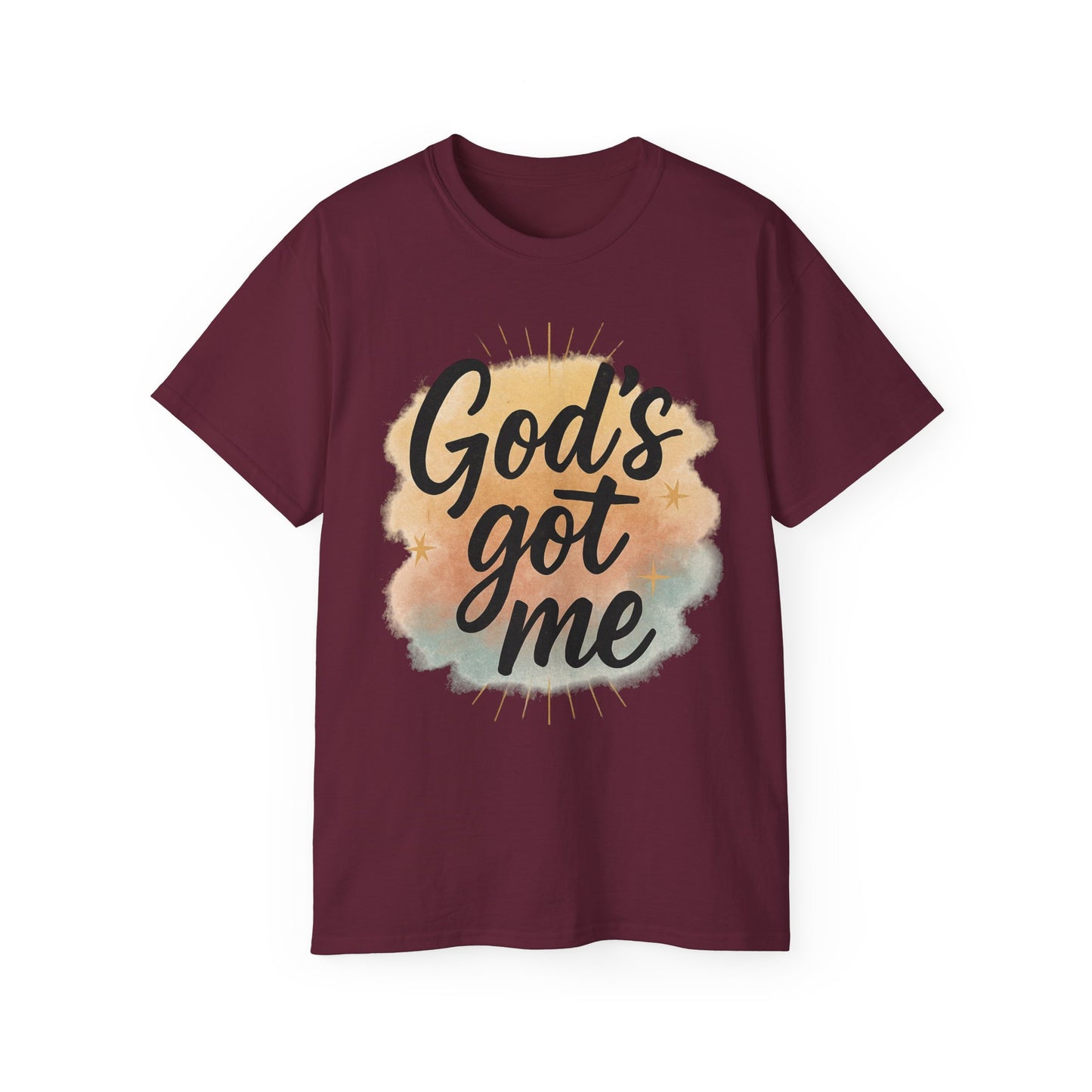 God's Got Me Unisex Ultra Cotton Tee, Inspirational Shirt, Faith-Based Apparel, Casual Wear, Gift for Believers, Christian T-Shirt