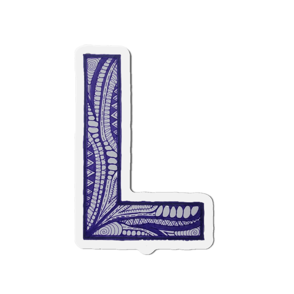 Zentangle L - Die-Cut Magnets