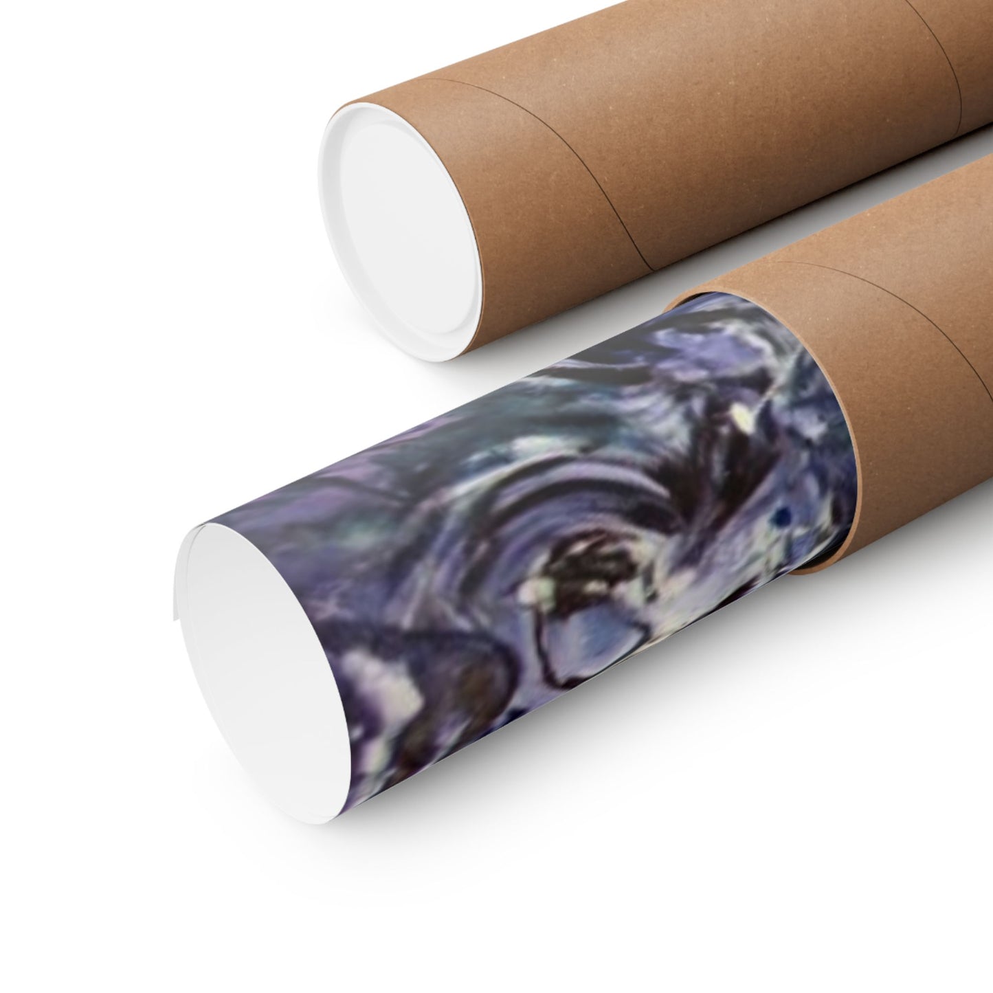 Blue Collage - Art Print