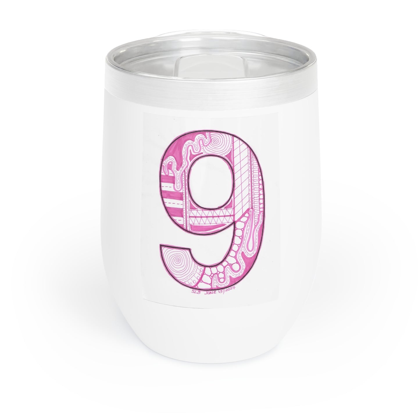 Zentangle number 9 - Tumbler