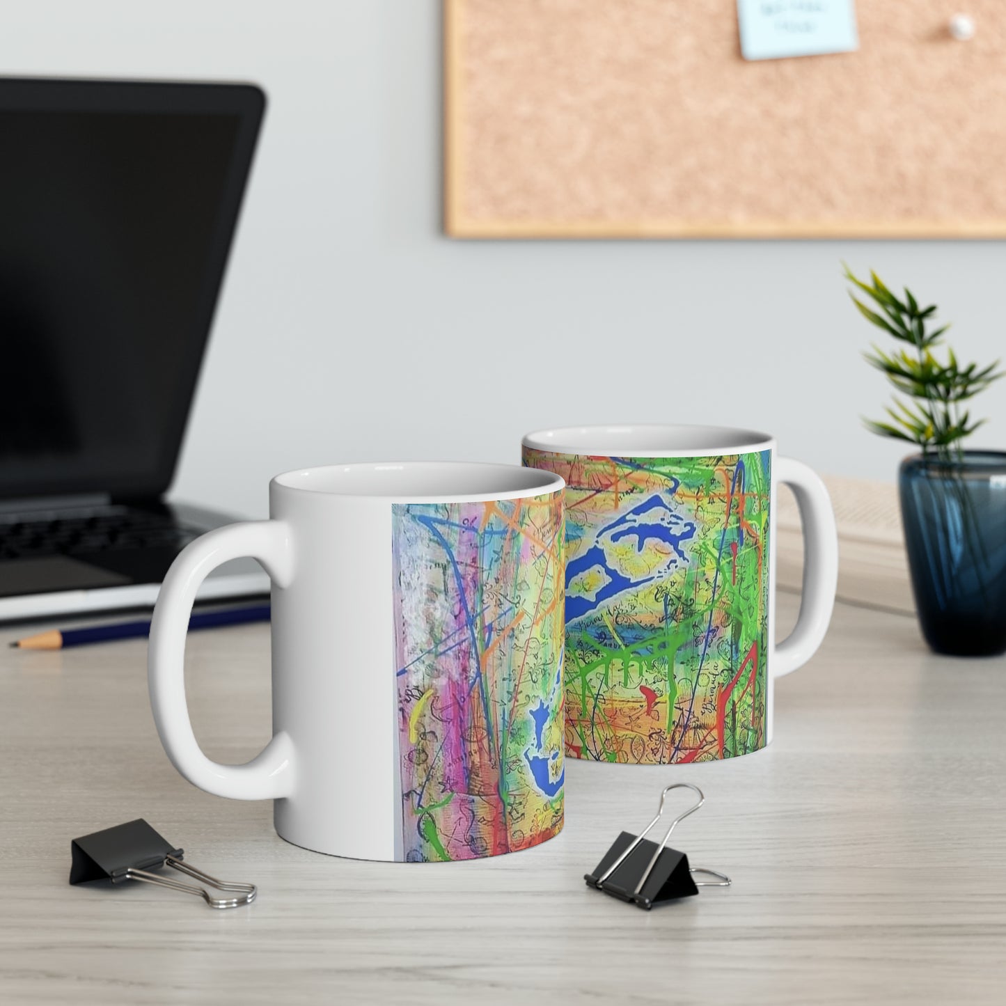 Neon Bermuda - Ceramic Mug 11oz