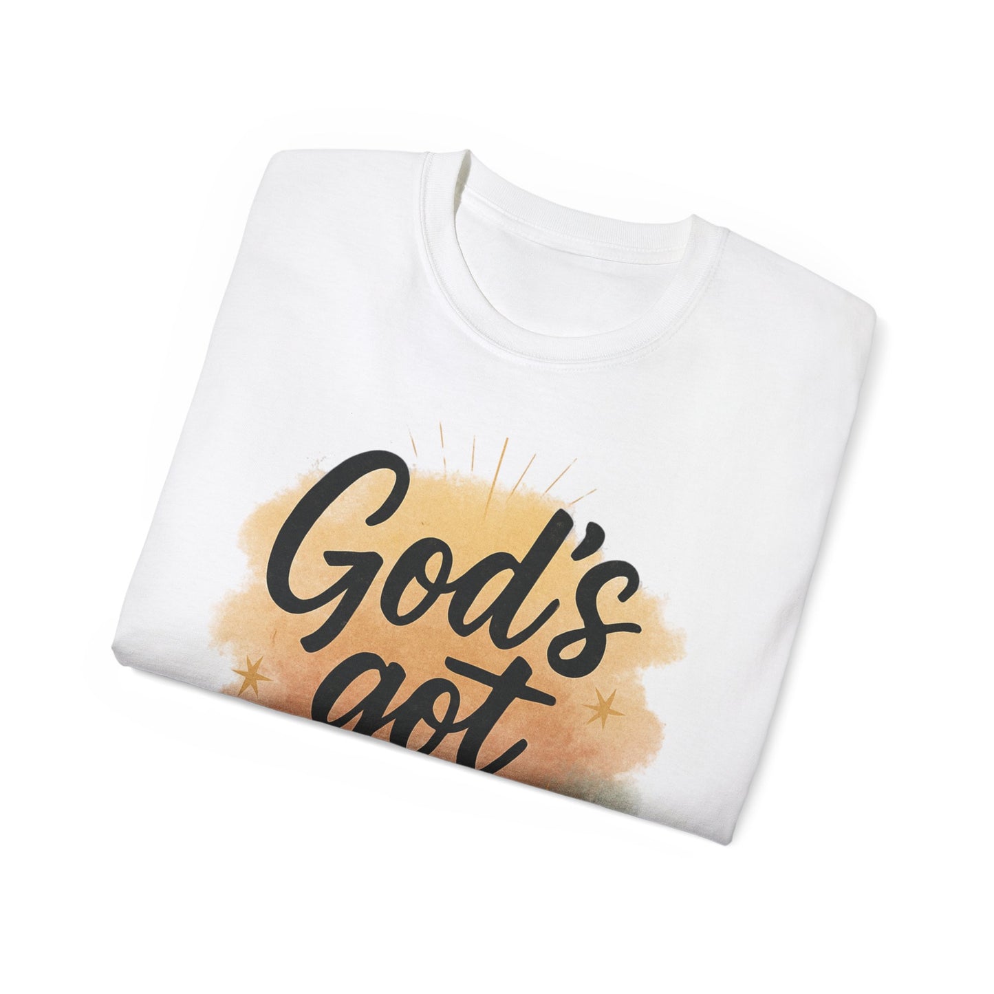 God's Got Me Unisex Ultra Cotton Tee, Inspirational Shirt, Faith-Based Apparel, Casual Wear, Gift for Believers, Christian T-Shirt