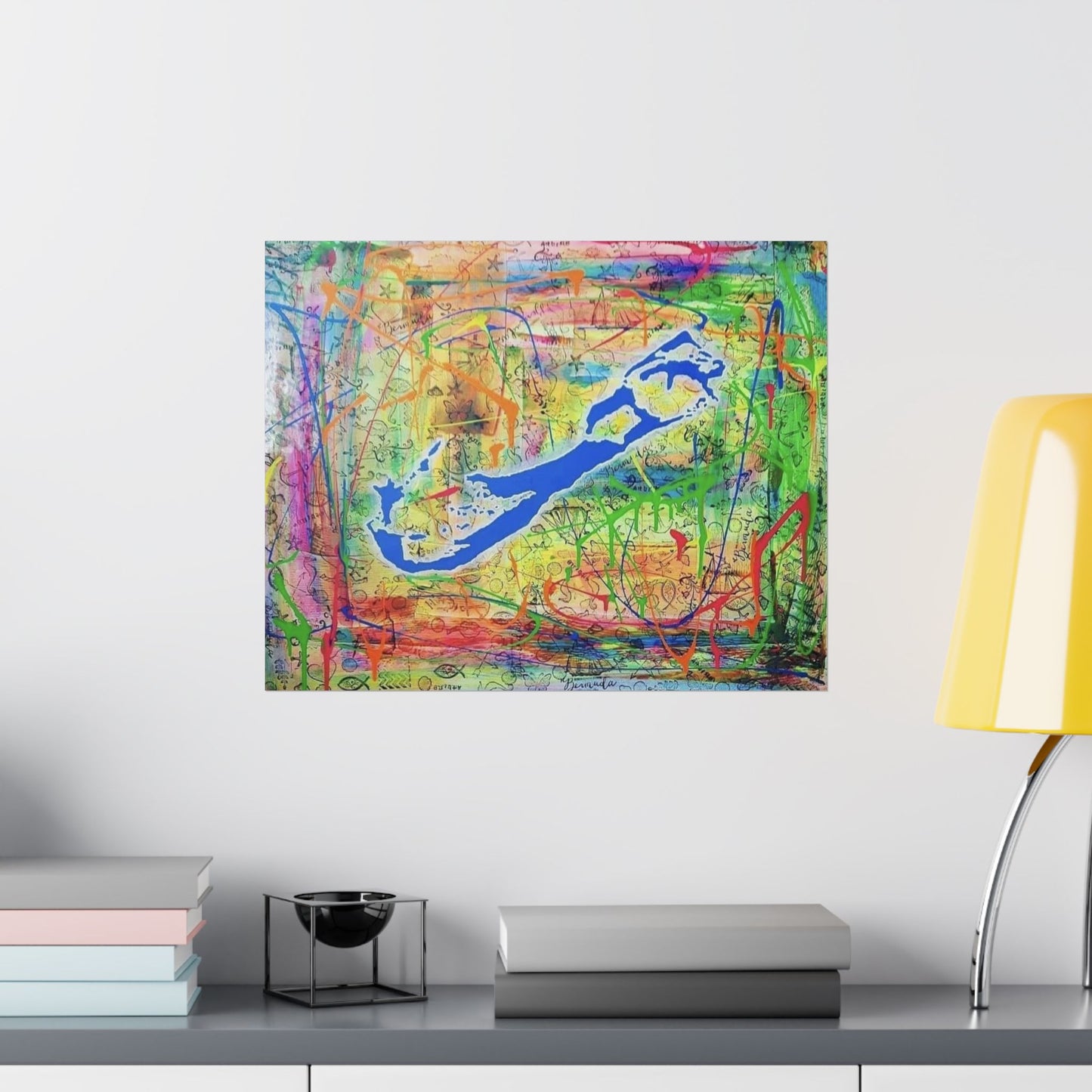 Neon Bermuda - Art Print