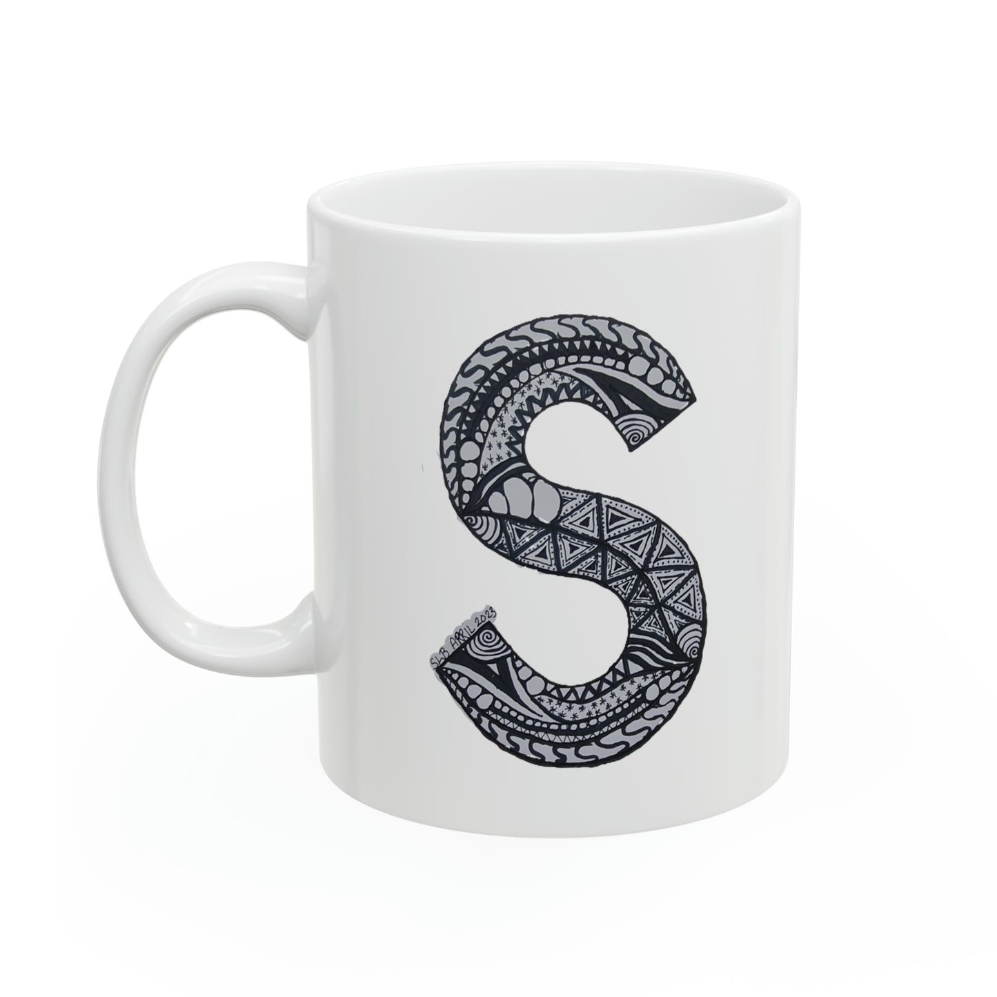 Zentangle S - Ceramic Mug 11oz