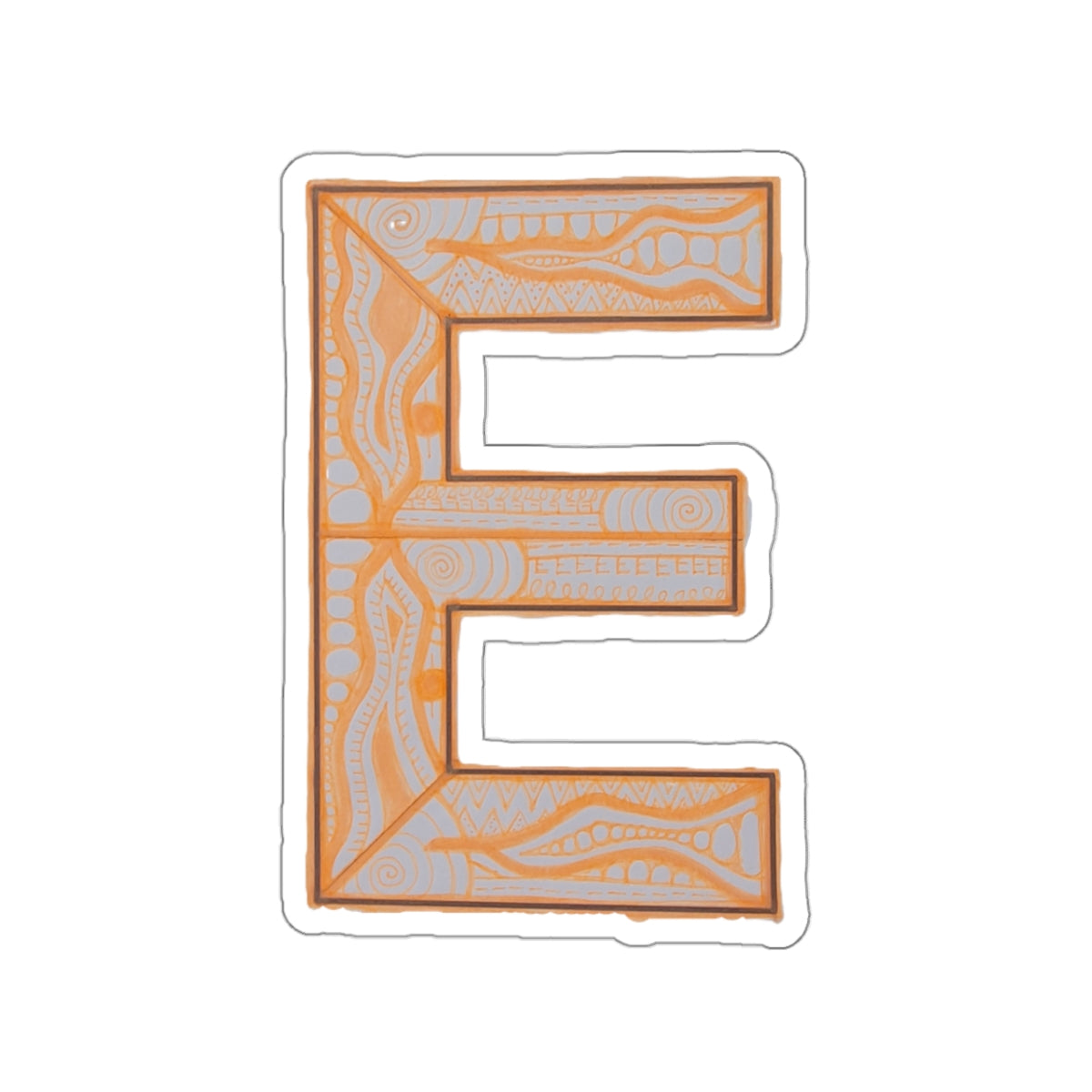 Zentangle E - Kiss-Cut Stickers