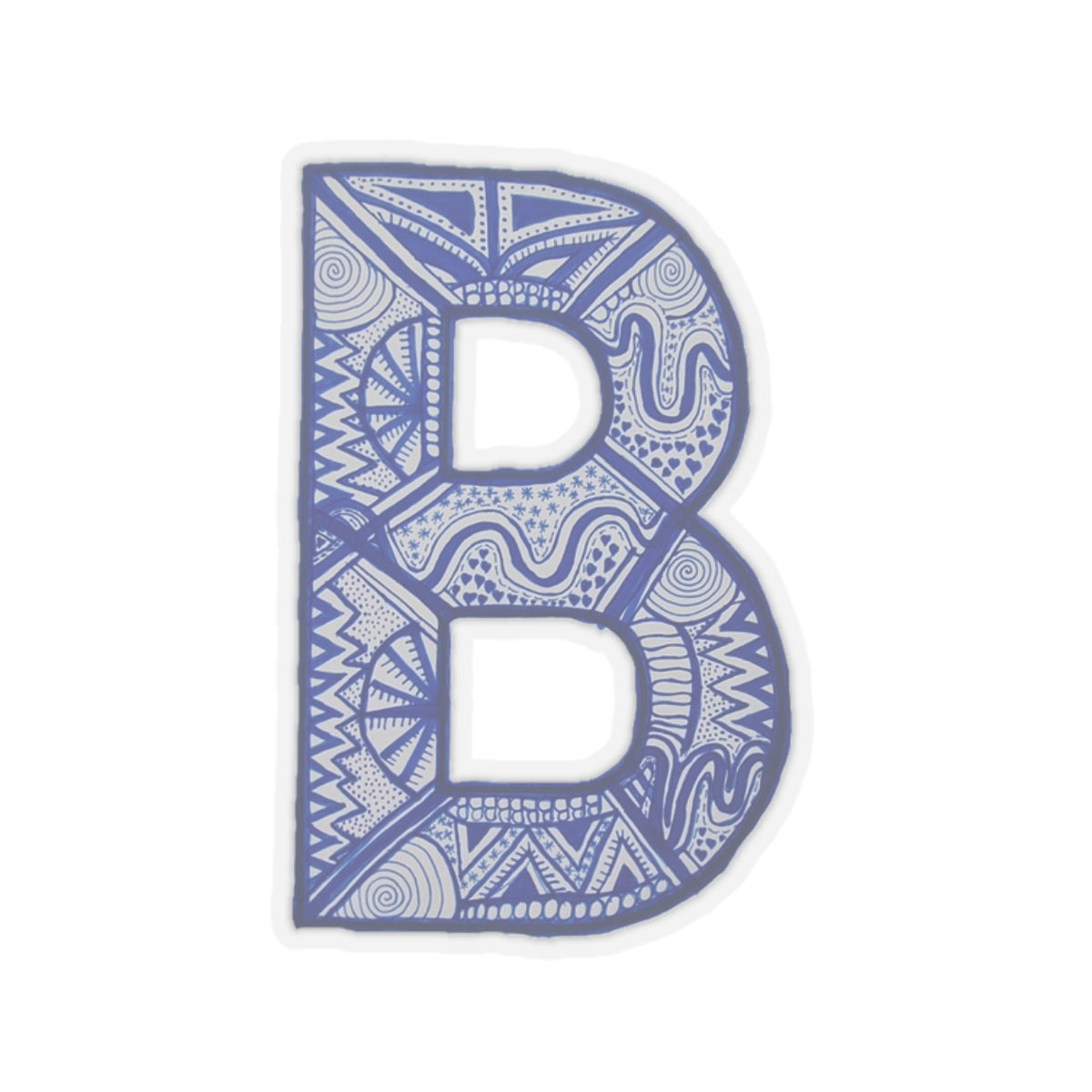 Zentangle B - Kiss-Cut Stickers