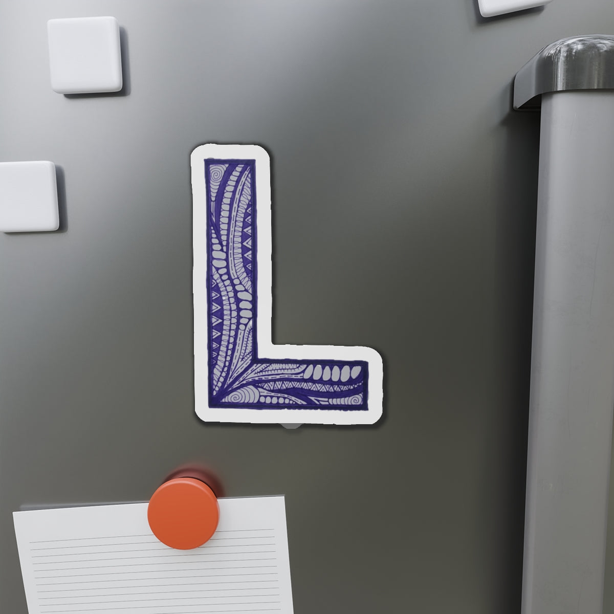 Zentangle L - Die-Cut Magnets