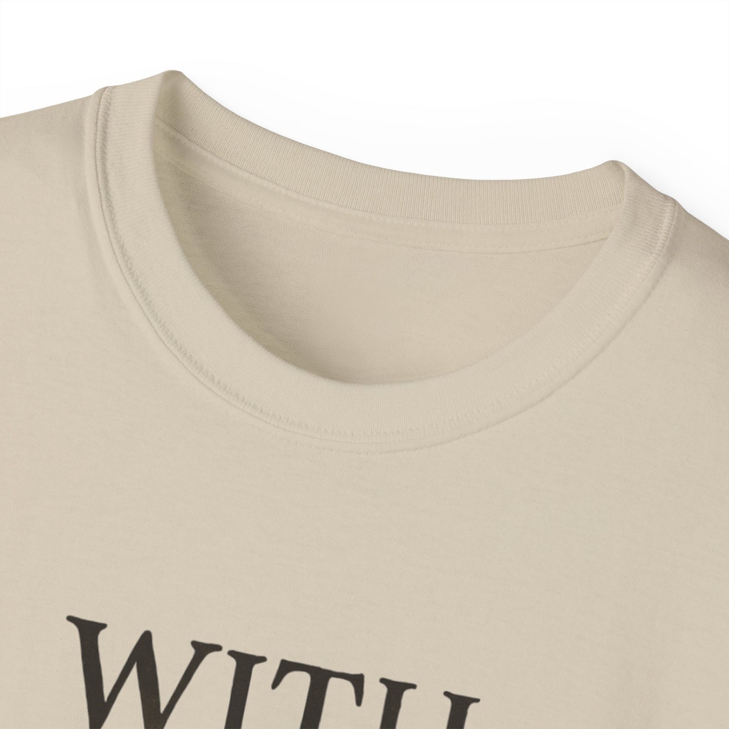 Inspirational Faith T-Shirt: "With God All Things Are Possible"