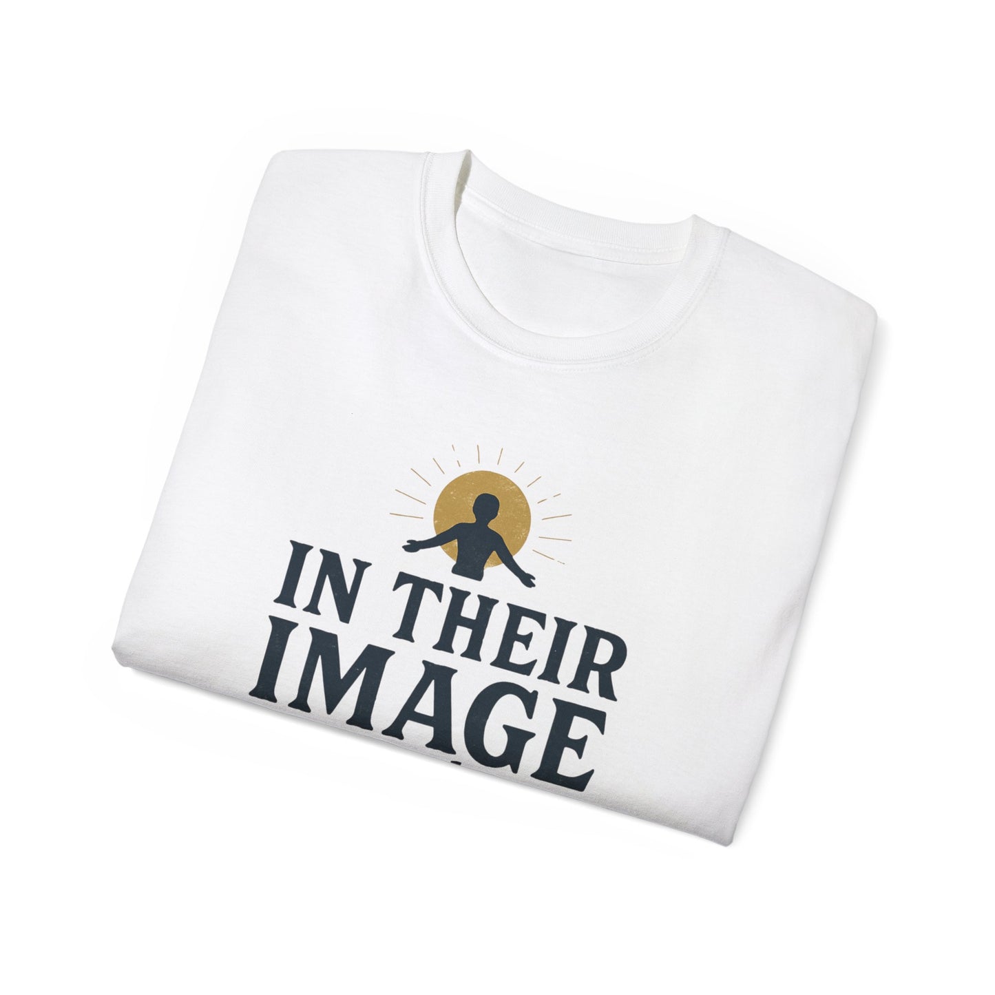 In Their Image Unisex Ultra Cotton Tee - Inspirational Faith-Based T-Shirt