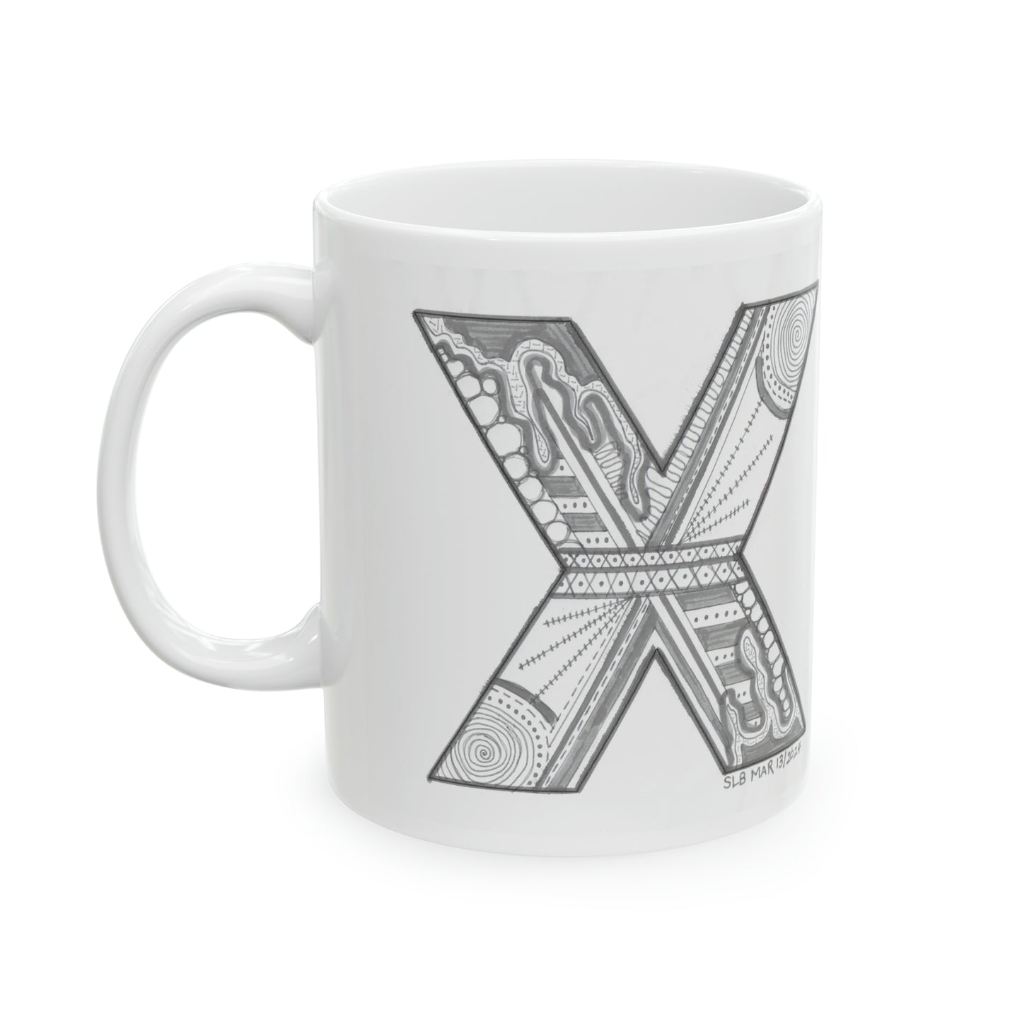 Zentangle X - Ceramic Mug, 11oz