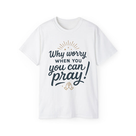 Inspirational Prayer Tee | Comfort Fit T-Shirt, Faith Clothing, Bible Verse Shirt, Unisex Casual Top, Gift for Believers