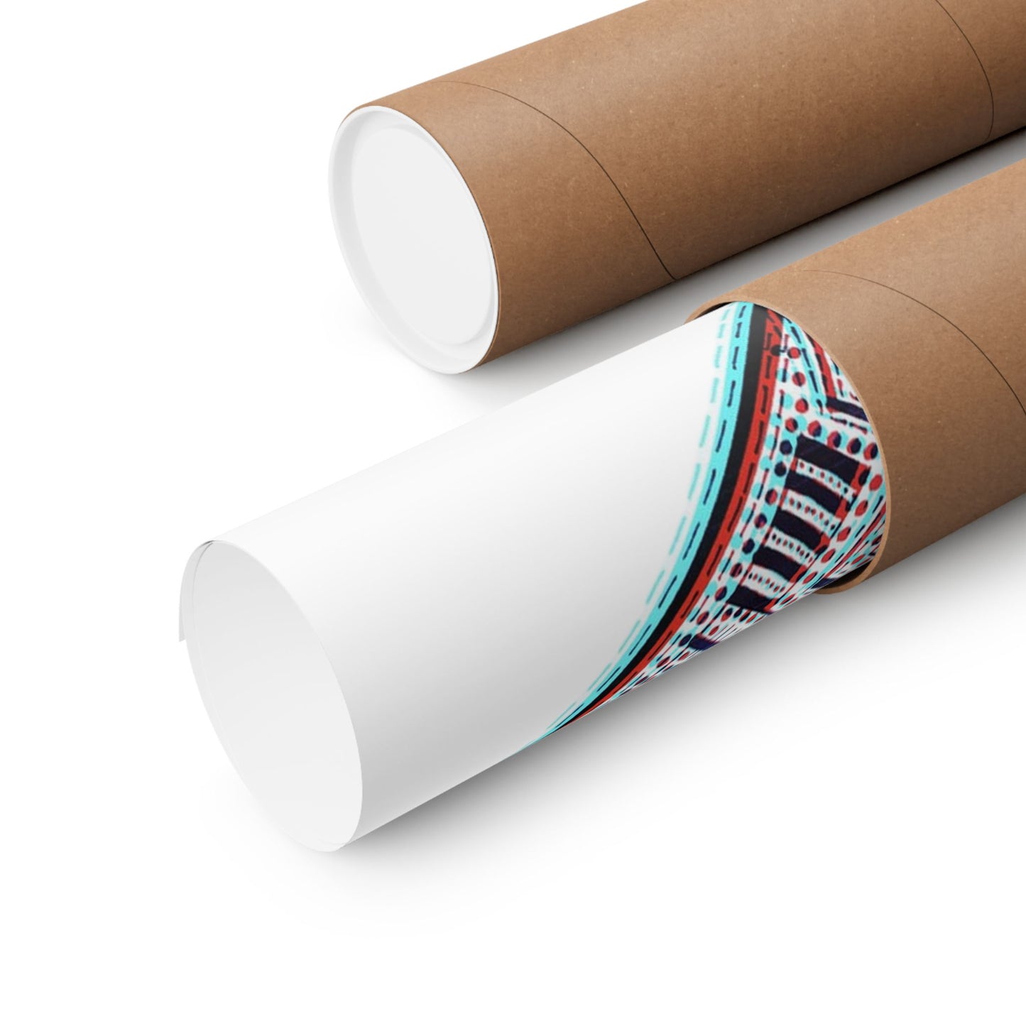 Zentangle Heart Color - Art Print