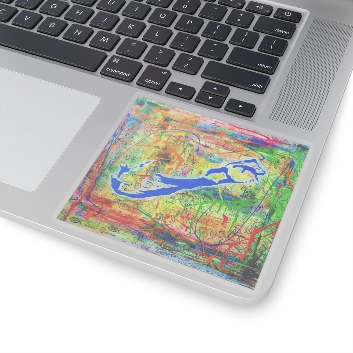 Neon Bermuda - Kiss-Cut Stickers