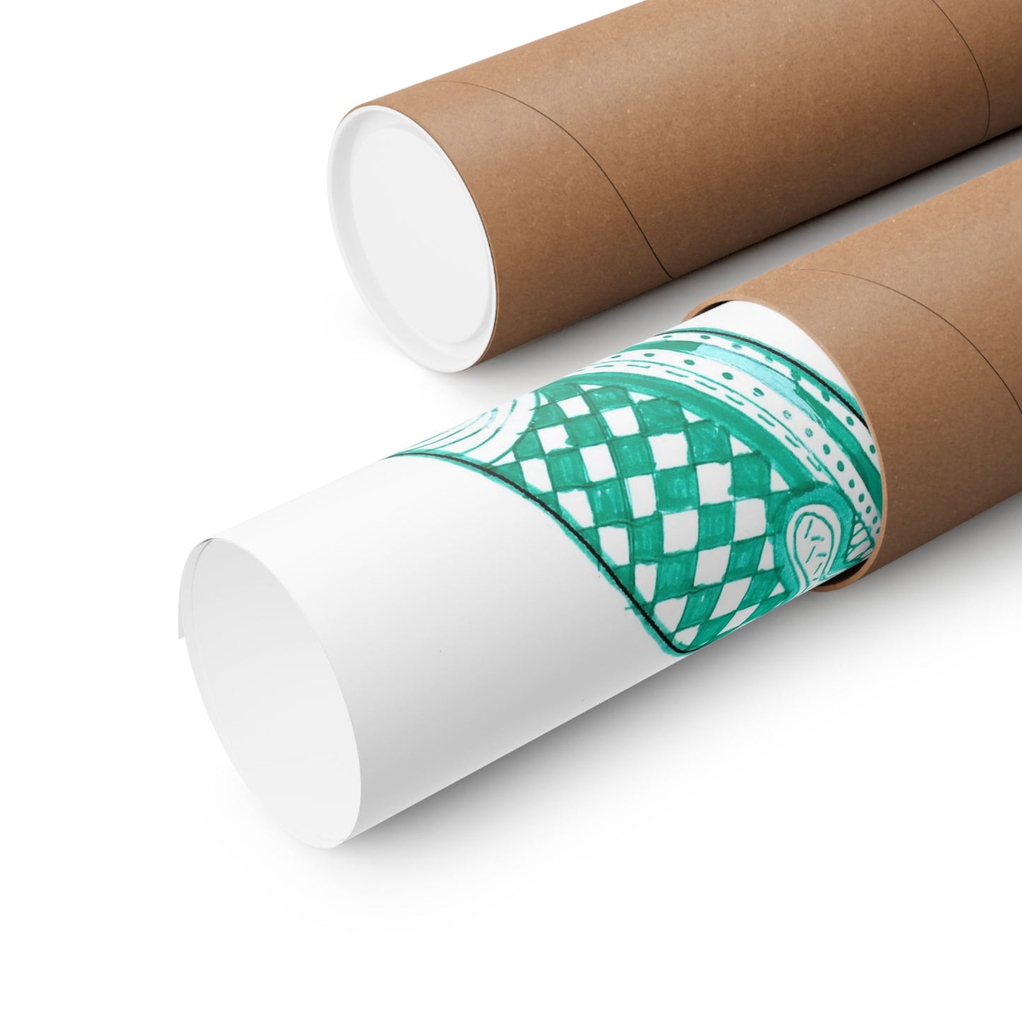 Zentangle R - Art Print