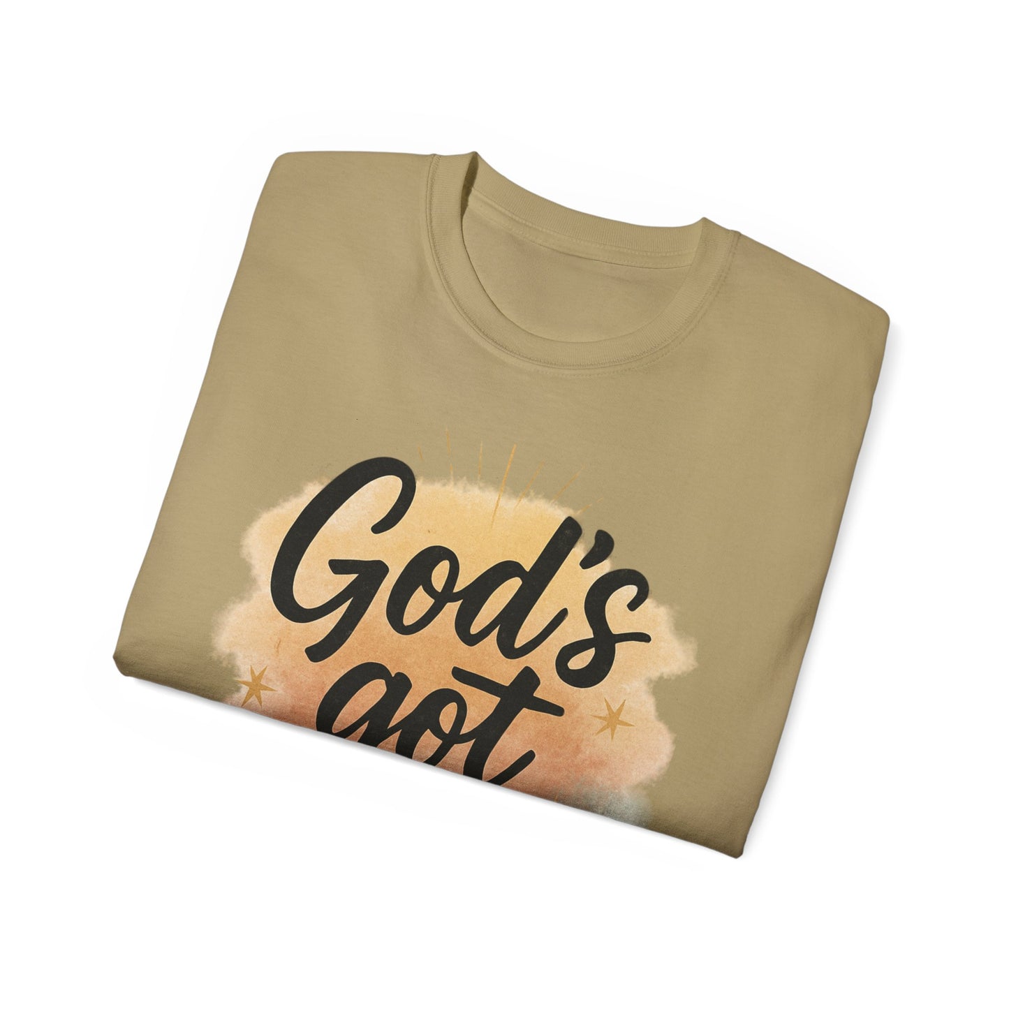God's Got Me Unisex Ultra Cotton Tee, Inspirational Shirt, Faith-Based Apparel, Casual Wear, Gift for Believers, Christian T-Shirt