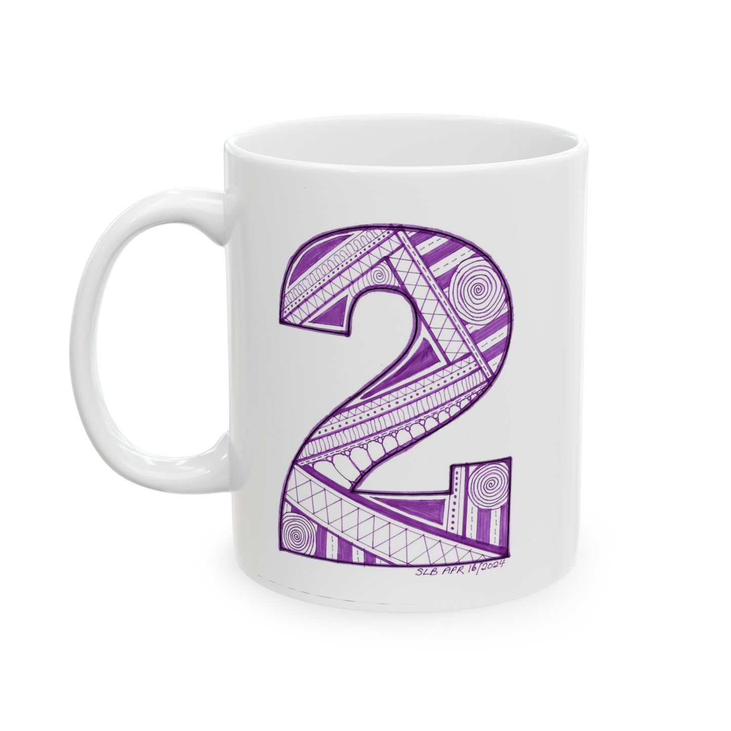 Zentangle number 2 - Ceramic Mug